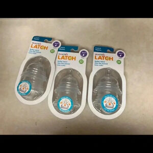 Munchkin Latch Stage 1 Nipple Lot 0m+ (6)